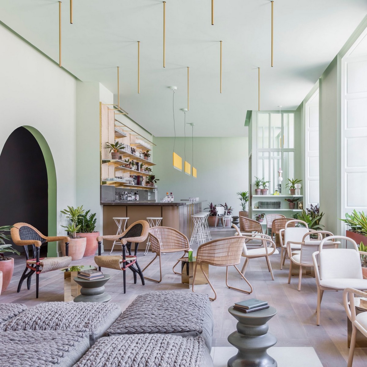 Top 10 Best Hotels of 2017: A Dezeen Selection | Thinking about next years vacation? We show you some awesome locations. #tophotels #hoteldesign #besthotels #luxuryhotels #traveldestinations #centertables