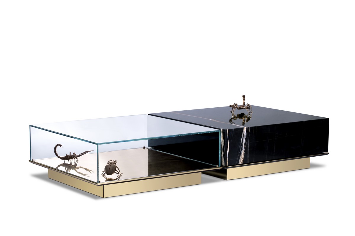 The Dramatic Metamorphosis Center Table and Its Golden Creatures | Have you met Boca do Lobo? An exclusive emotional experience, a state of mind, a paradigm of the unknown. #interiordesign #exclusivefurniture #luxurybrands #luxuriousdesigns #homedecor