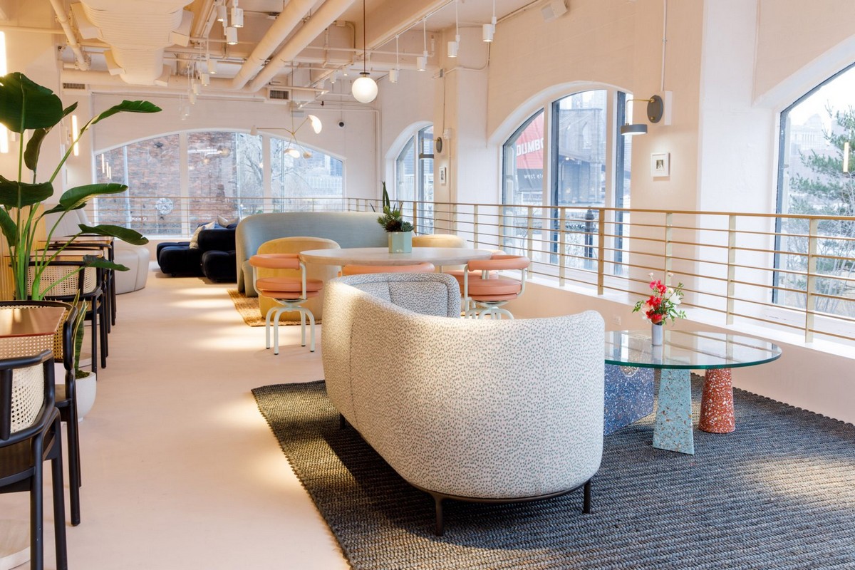 The Wing: The Best Place for Co-Working Females | Chiara De Rege, an interior designer made an excellent job when creating a cozy atmosphere at the Brooklyn location of The Wing. #coworking #femaleemporwement #womens #interiordesign #workspace